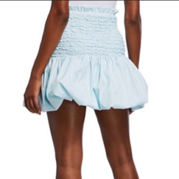 NWT Petersyn Smocked Popcorn Bubble Mini Skirt - Picture 4 of 5